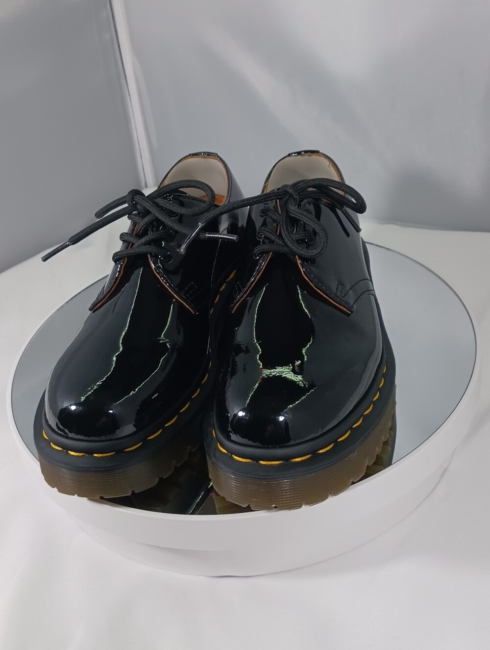 Dr. Martens 1461 Bex Platform Patent Leather Oxfirds Men's 5 - Picture 13 of 14